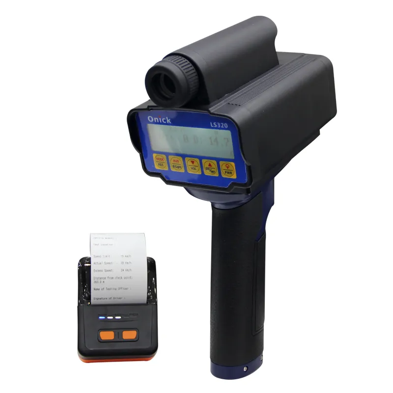Medidor de velocidade a laser portátil Ls320 com impressão